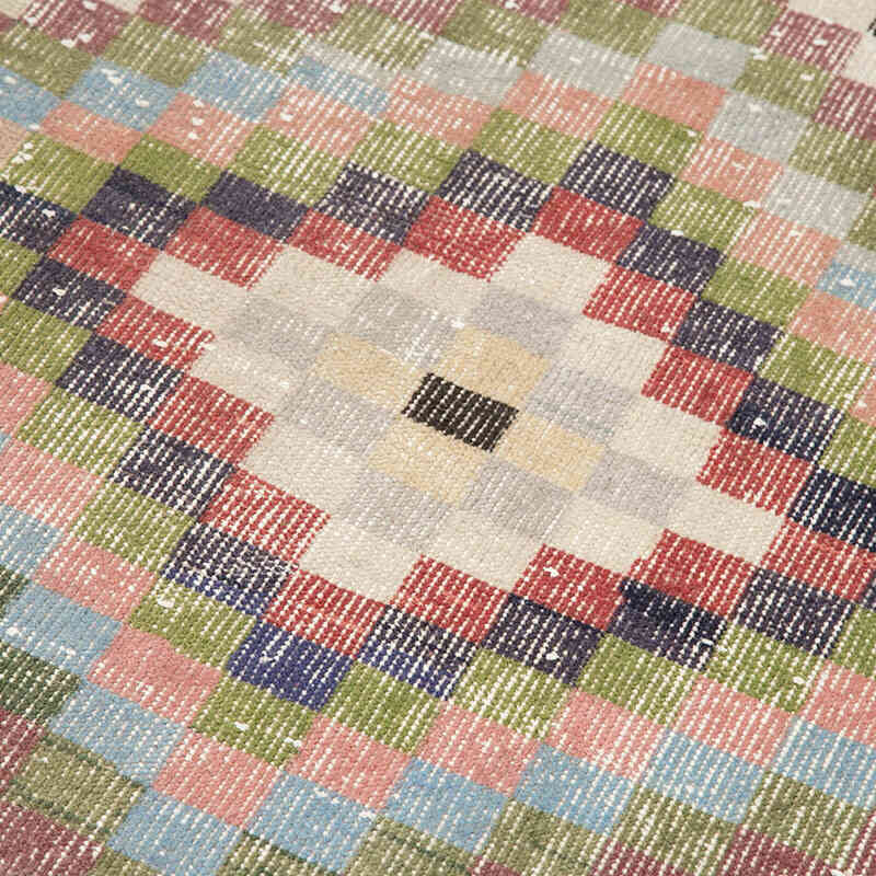 Vintage Turkish Hand-Knotted Rug - 3' 3" x 7' 9" (39" x 93") - K0038334