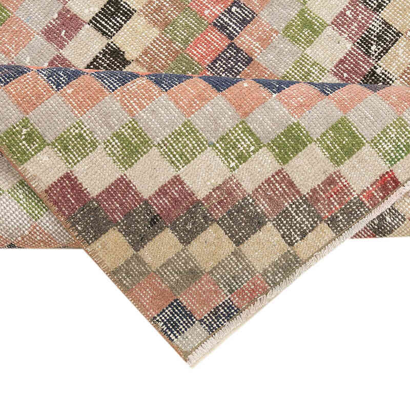 Vintage Turkish Hand-Knotted Rug - 3' 3" x 7' 9" (39" x 93") - K0038334