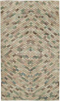 Vintage Turkish Hand-Knotted Rug - 5' 4" x 9' 2" (64" x 110")