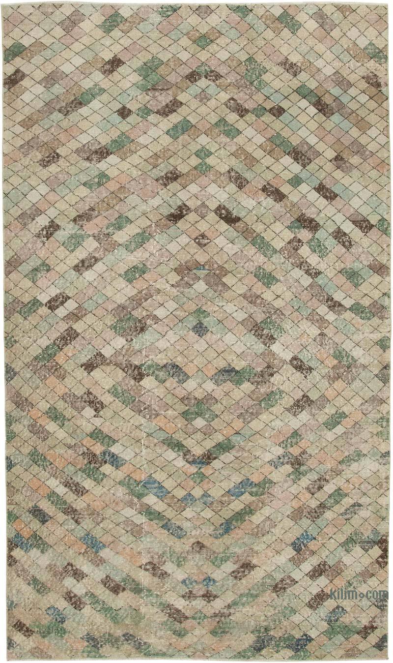 Vintage Turkish Hand-Knotted Rug - 5' 4" x 9' 2" (64" x 110") - K0038335