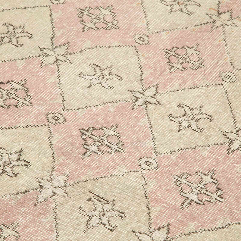 Retro Vintage Turkish Hand-Knotted Rug - 5'  x 8' 6" (60" x 102") - K0038342