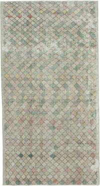Vintage Turkish Hand-Knotted Rug - 4' 11" x 9' 4" (59" x 112")