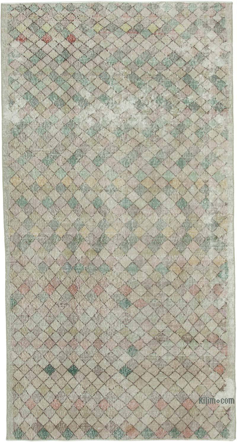 El Dokuma Vintage Halı - 150 cm x 284 cm - K0038343