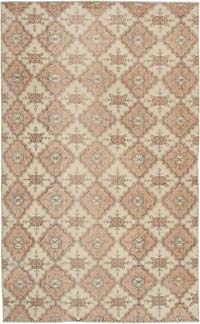 Retro Vintage Turkish Hand-Knotted Rug - 5' 7" x 8' 11" (67" x 107")
