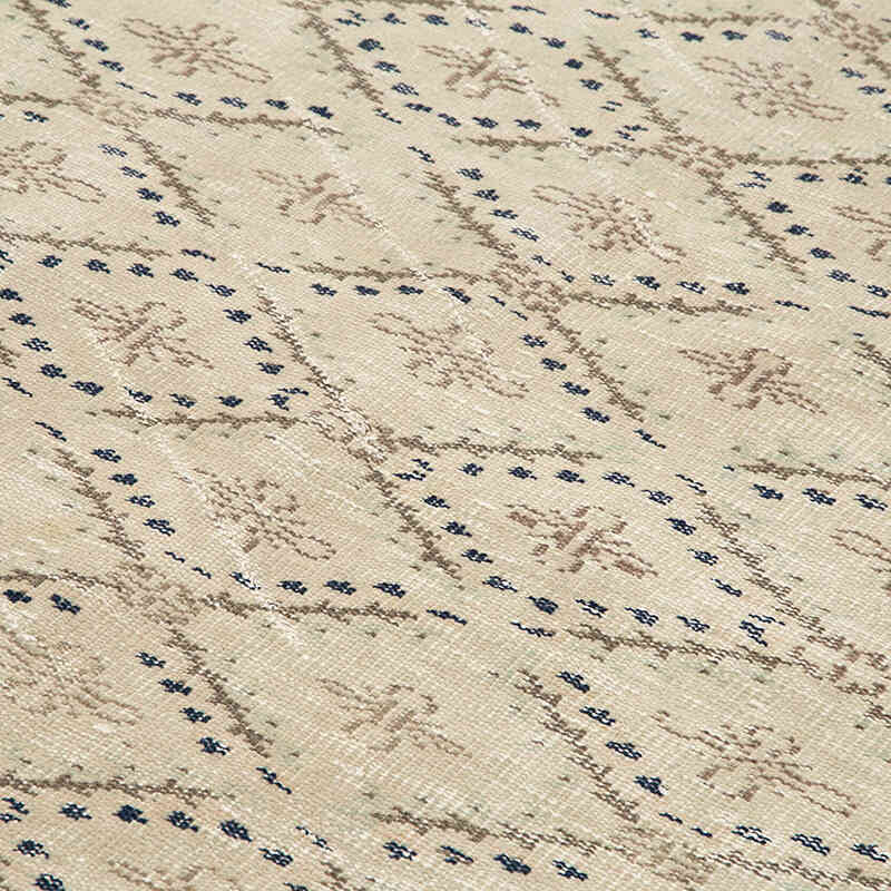 Retro Vintage Turkish Hand-Knotted Rug - 6'  x 10'  (72" x 120") - K0038357