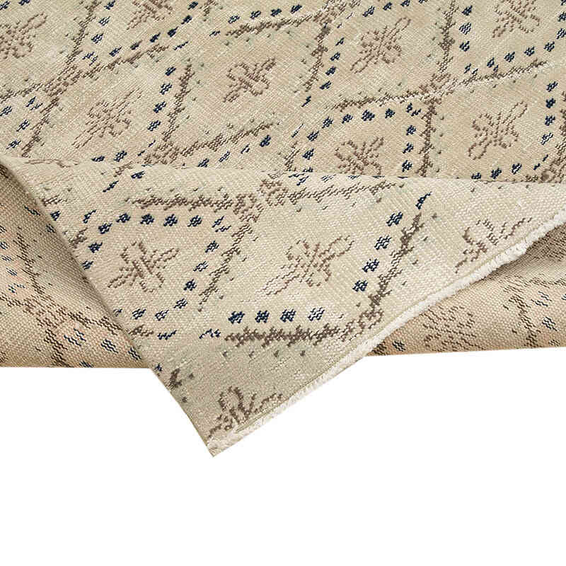 Retro Vintage Turkish Hand-Knotted Rug - 6'  x 10'  (72" x 120") - K0038357