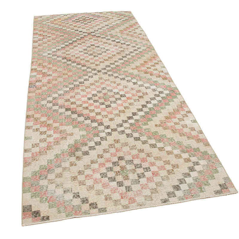 El Dokuma Vintage Halı - 116 cm x 270 cm - K0038360