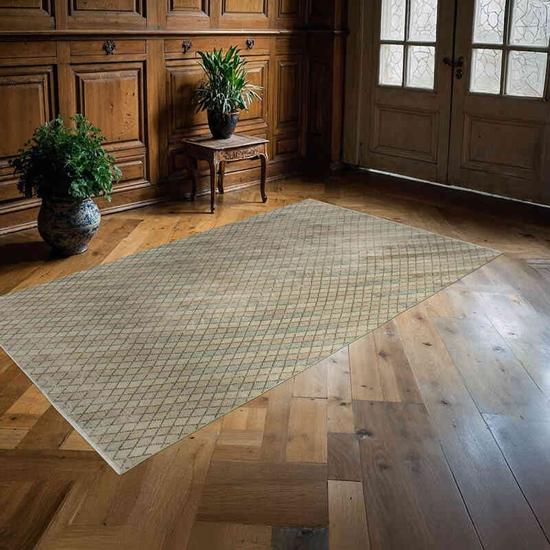 El Dokuma Vintage Halı - 146 cm x 260 cm - K0038363