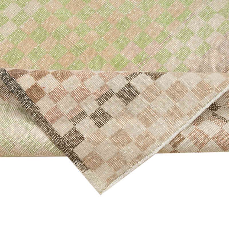 Alfombra Vintage Turca Anudada a Mano - 132 cm x 290 cm - K0038387