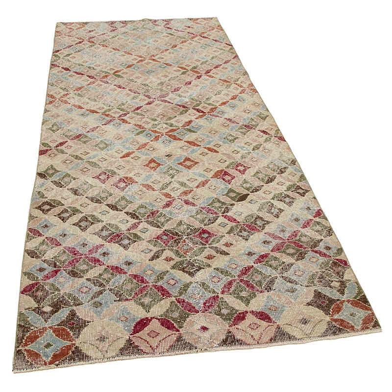 Alfombra Turca Vintage De Pasillo - 113 cm x 272 cm - K0038391
