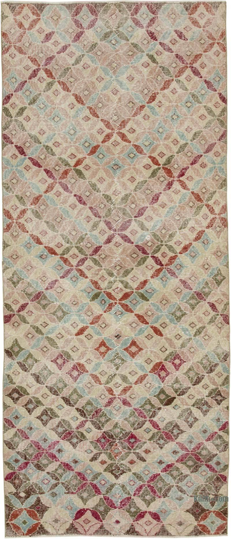 Alfombra Turca Vintage De Pasillo - 113 cm x 272 cm - K0038391