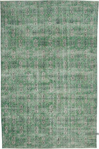 Retro Vintage Turkish Hand-Knotted Rug - 6' 9" x 10'  (81 in. x 120 in.)