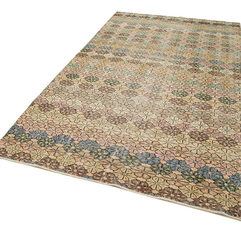 Retro Vintage Turkish Hand-Knotted Rug - 5' 5" x 9' 4" (65" x 112") - K0038399