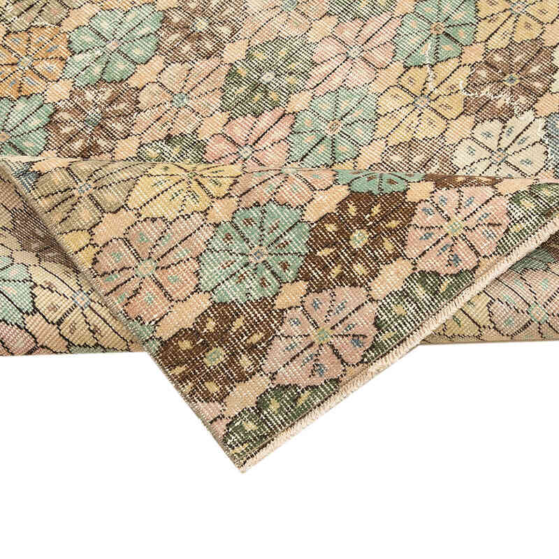 Retro Vintage Turkish Hand-Knotted Rug - 5' 5" x 9' 4" (65" x 112") - K0038399