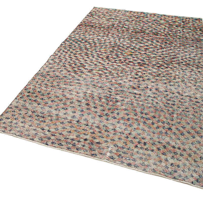 Alfombra Vintage Turca Anudada a Mano - 161 cm x 272 cm - K0038400