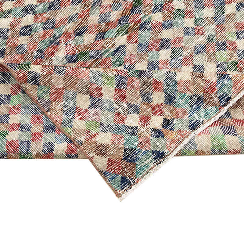 Alfombra Vintage Turca Anudada a Mano - 161 cm x 272 cm - K0038400