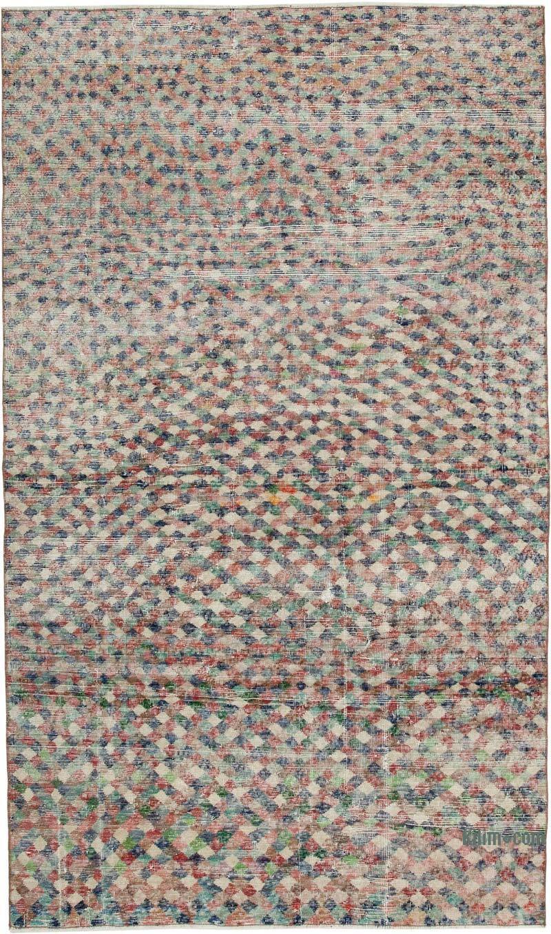 Alfombra Vintage Turca Anudada a Mano - 161 cm x 272 cm - K0038400