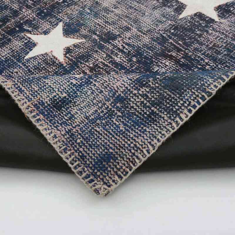 Patchwork Hand-Knotted Turkish Rug - 6' 7" x 9' 10" (79" x 118") - K0038409