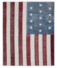 Patchwork Estados unidos Flag Rug - 243 cm x 300 cm