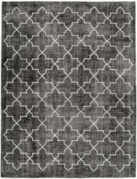 İşlemeli ve Boyalı El Dokuma Vintage Halı - 231 cm x 300 cm