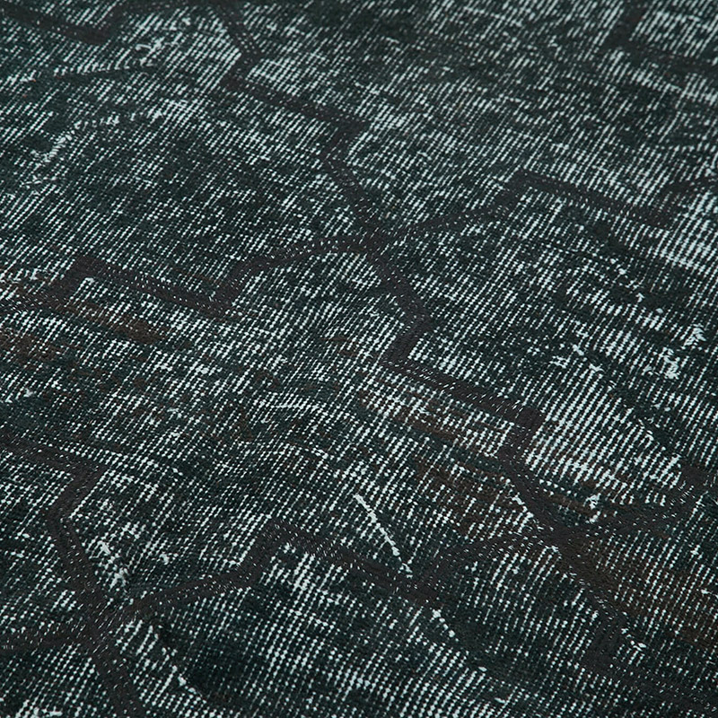 Alfombra Turca bordada sobre teñida vintage - 144 cm x 348 cm - K0038652