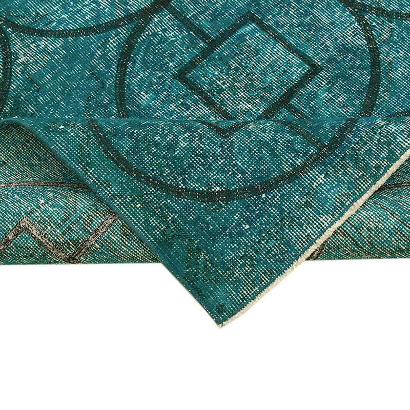 Alfombra Turca bordada sobre teñida vintage - 141 cm x 414 cm - K0038679