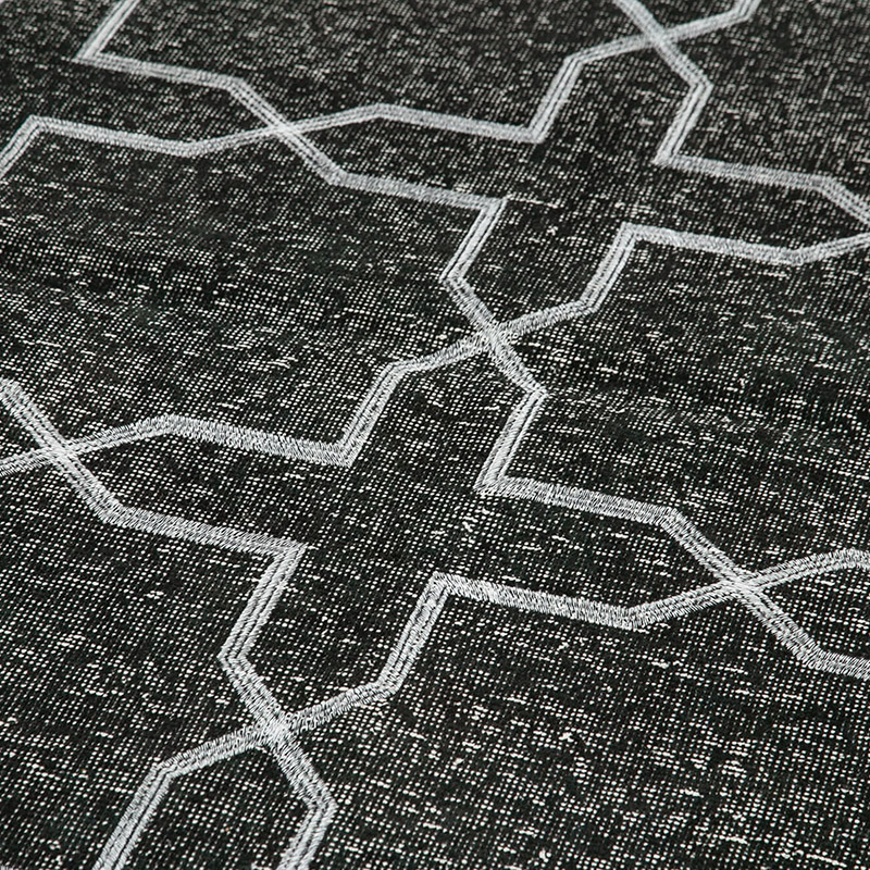 Embroidered Over-dyed Turkish Vintage Runner - 4' 6" x 13' 2" (54" x 158") - K0038723