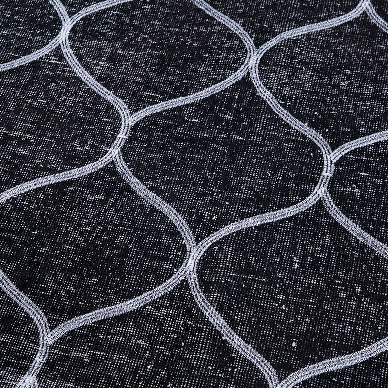 Alfombra Turca bordada sobre teñida vintage - 136 cm x 384 cm - K0038732