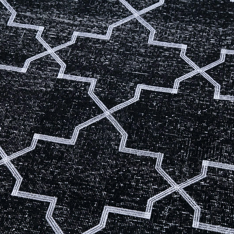Alfombra Turca bordada sobre teñida vintage - 142 cm x 395 cm - K0038751