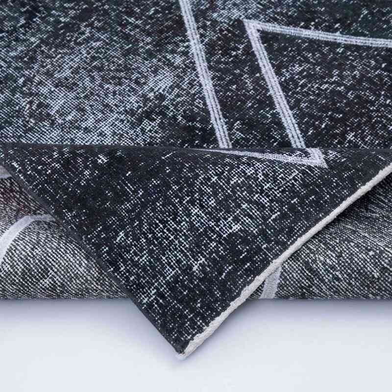Alfombra Turca bordada sobre teñida vintage - 114 cm x 332 cm - K0038767