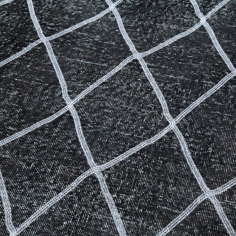 Alfombra Turca bordada sobre teñida vintage - 147 cm x 370 cm - K0038778
