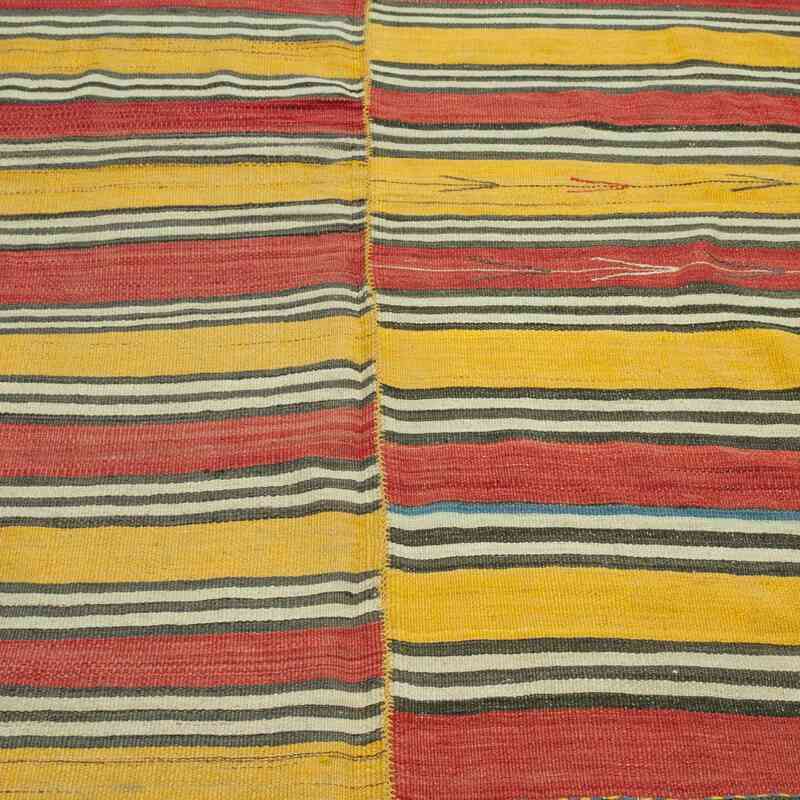 Amarillo, Rojo Alfombra Vintage Capadocia Kilim - 162 cm x 287 cm - K0038910