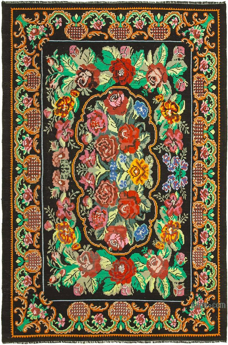 Çok Renkli Vintage Moldova Kilimi - 213 cm x 315 cm - K0038948
