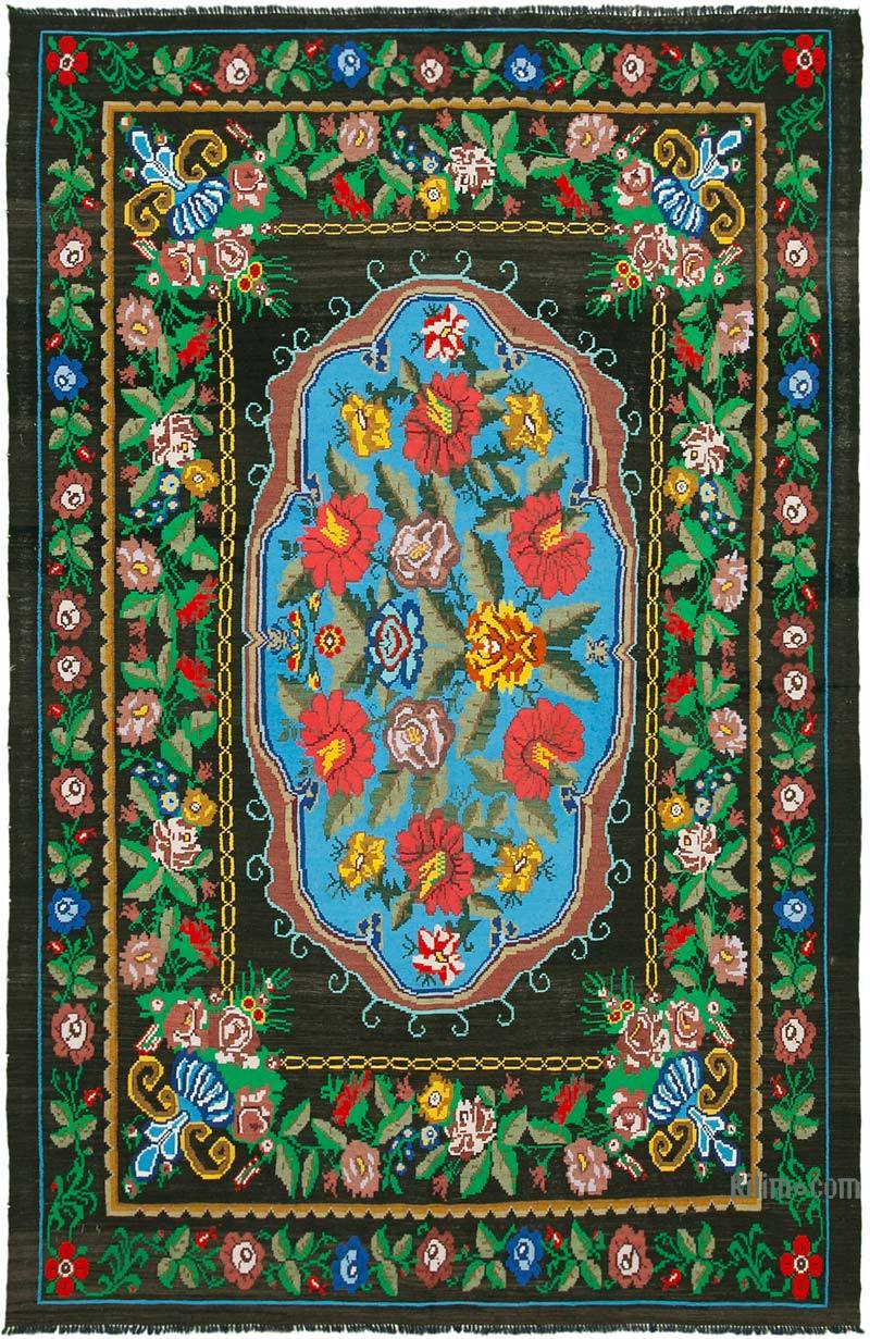 Çok Renkli Vintage Moldova Kilimi - 240 cm x 373 cm - K0038950