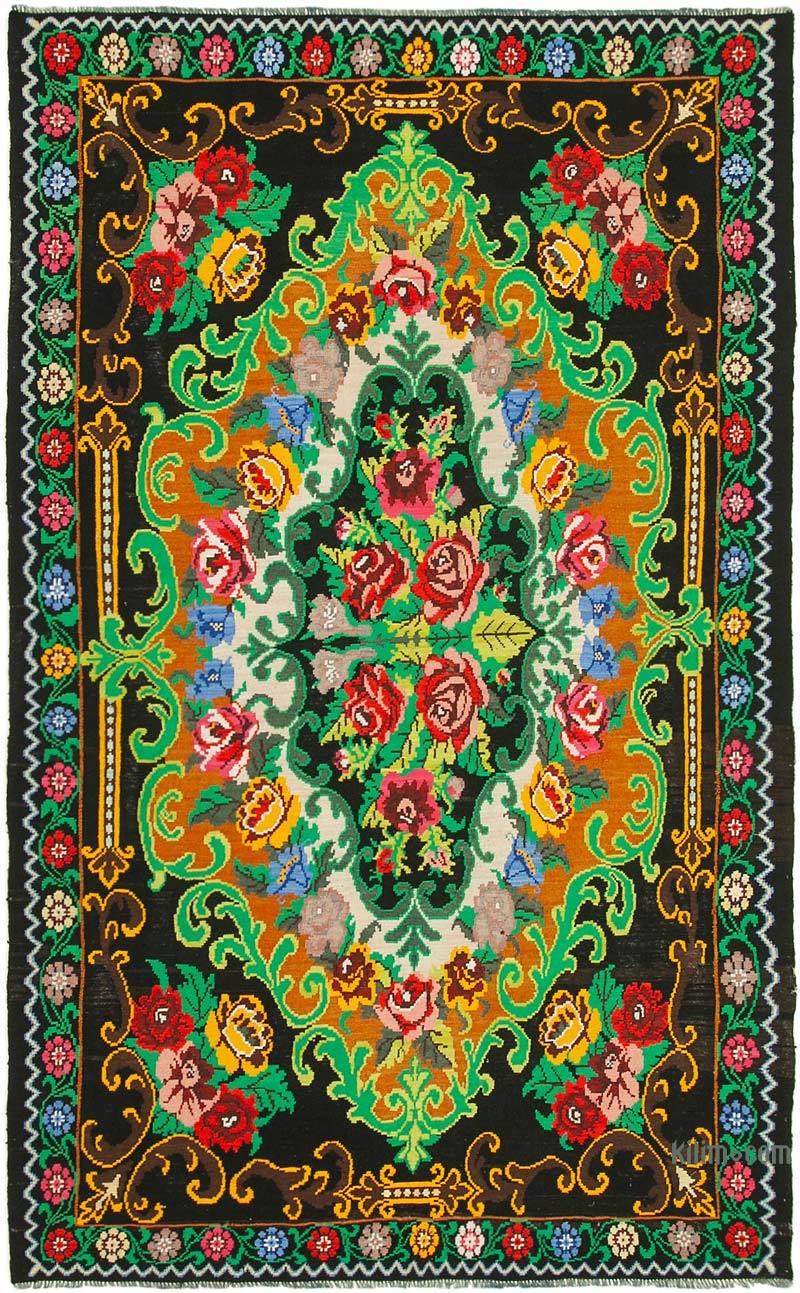 Çok Renkli Vintage Moldova Kilimi - 220 cm x 342 cm - K0038984