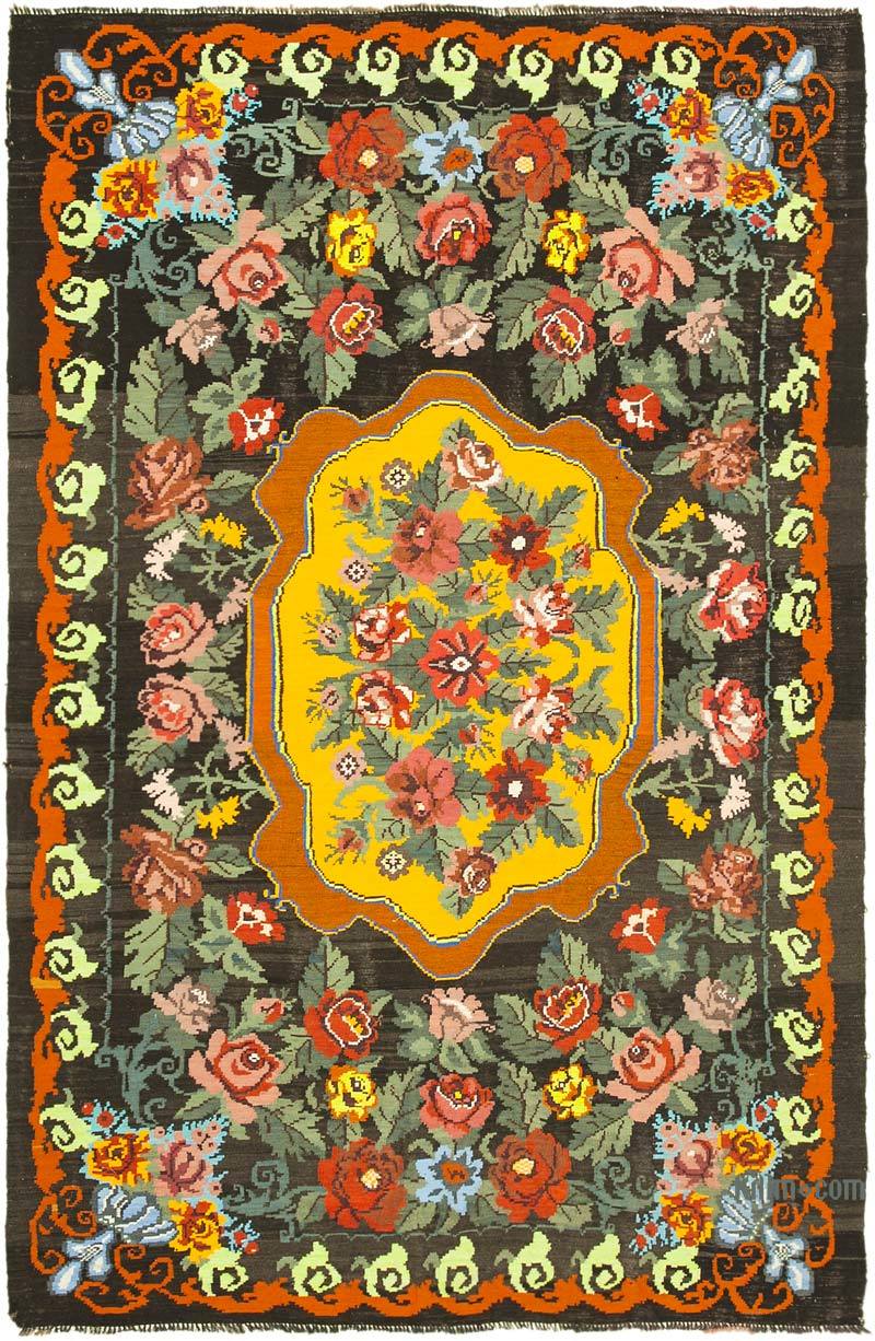 Çok Renkli Vintage Moldova Kilimi - 218 cm x 336 cm - K0038987