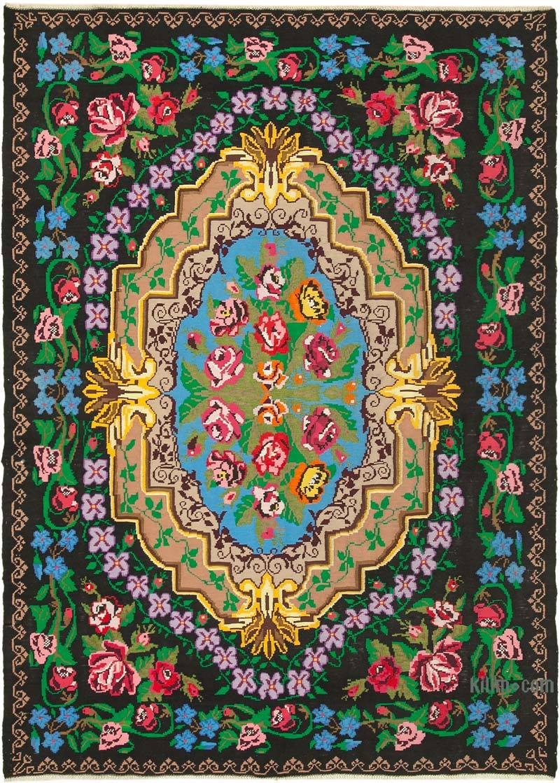 Çok Renkli Vintage Moldova Kilimi - 230 cm x 316 cm - K0038991