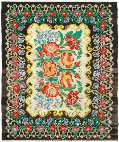 Vintage Moldova Kilimi - 181 cm x 211 cm