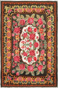 Vintage Moldova Kilimi - 219 cm x 326 cm