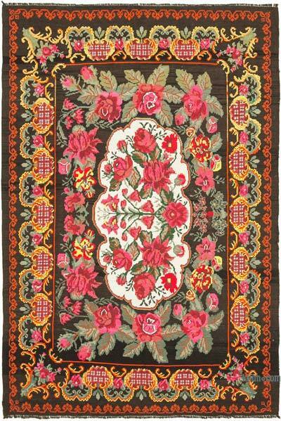 Vintage Moldova Kilimi - 219 cm x 326 cm