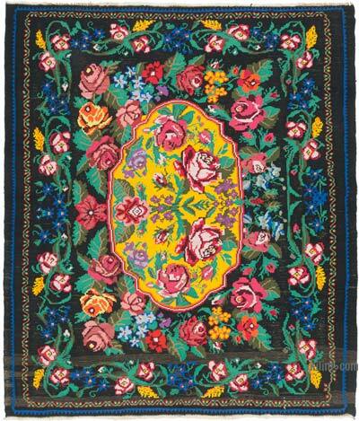 Vintage Moldova Kilimi - 197 cm x 230 cm