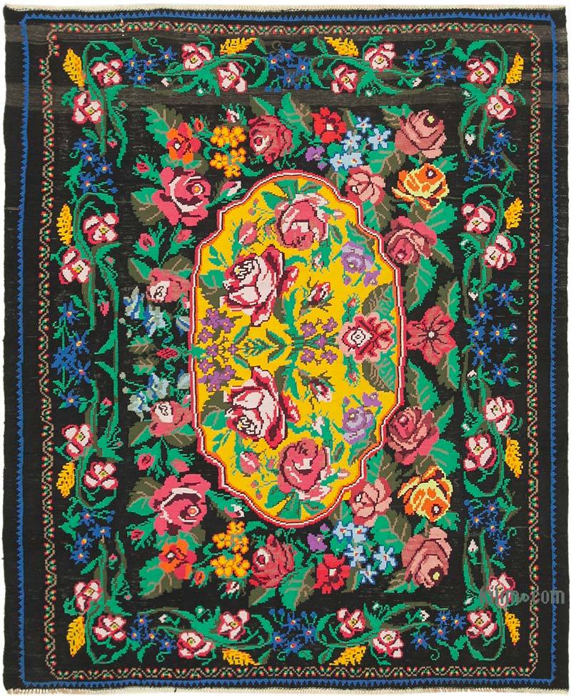 Çok Renkli Vintage Moldova Kilimi - 197 cm x 230 cm - K0038995