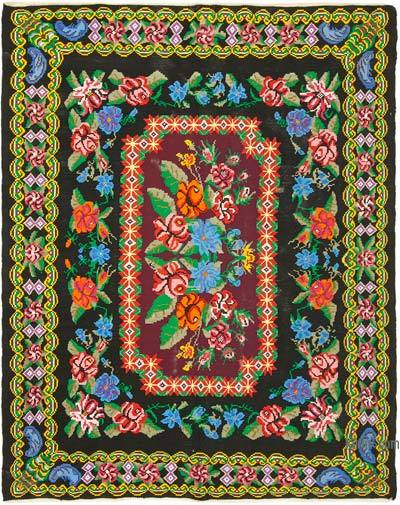 Vintage Moldova Kilimi - 216 cm x 274 cm