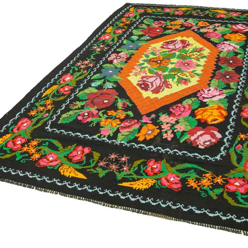 Çok Renkli Vintage Moldova Kilimi - 192 cm x 310 cm - K0039002