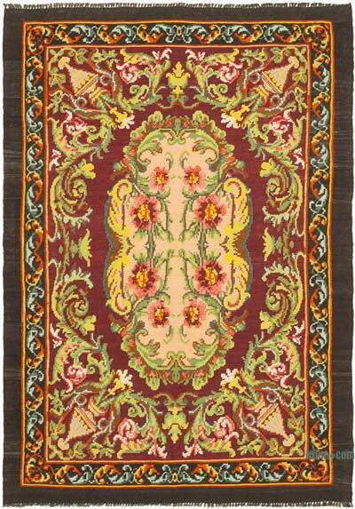 Vintage Moldova Kilimi - 156 cm x 215 cm