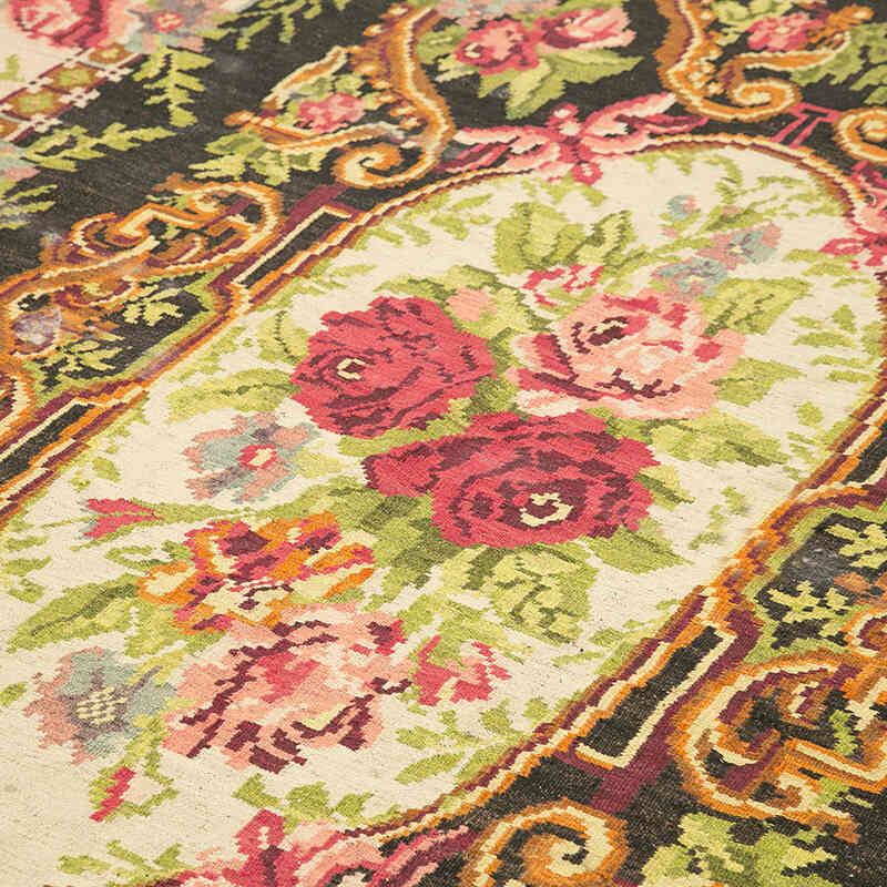Vintage Moldova Kilimi - 214 cm x 356 cm - K0039046