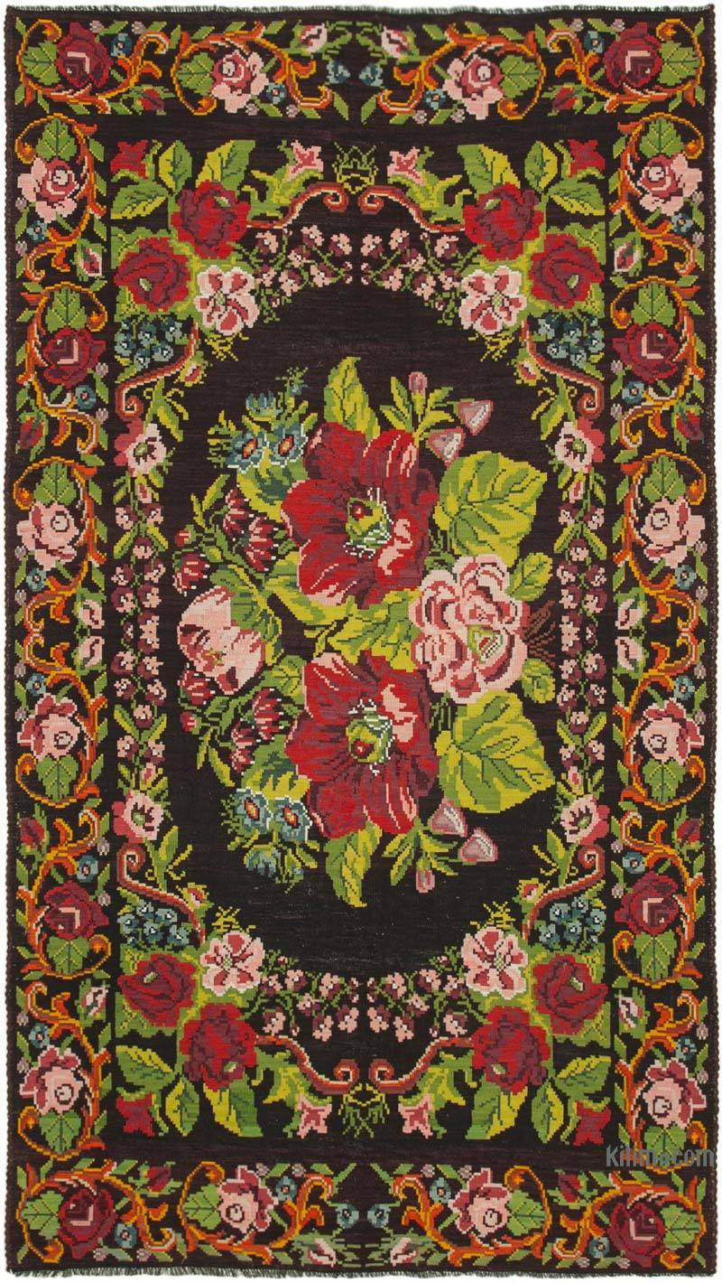 Çok Renkli Vintage Moldova Kilimi - 215 cm x 381 cm - K0039058