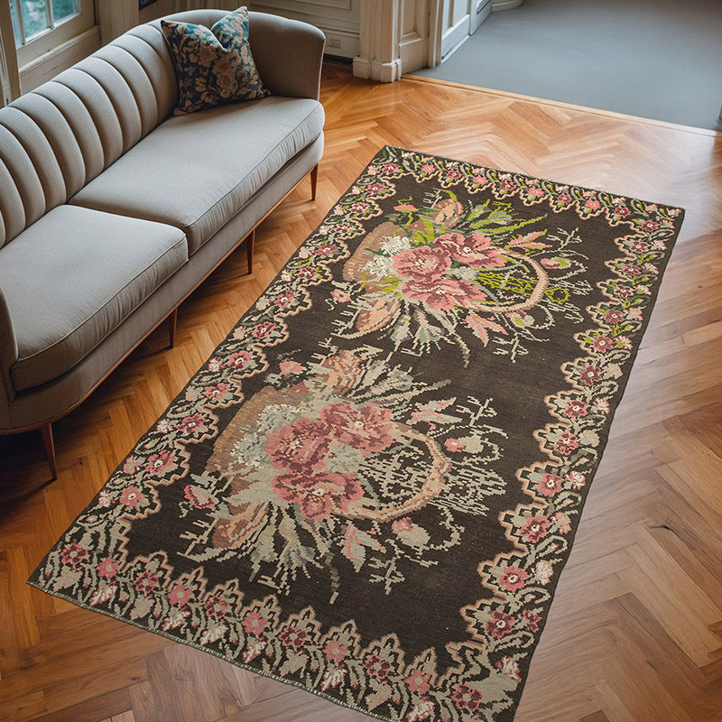 Alfombra Vintage Moldovan Kilim - 169 cm x 308 cm - K0039076