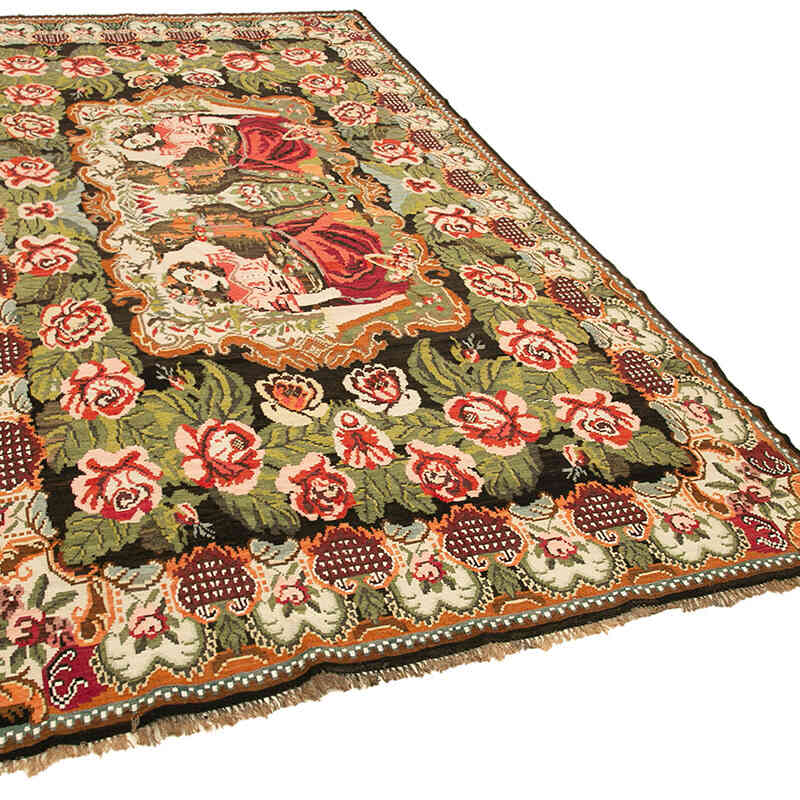 Alfombra Vintage Moldovan Kilim - 193 cm x 340 cm - K0039086