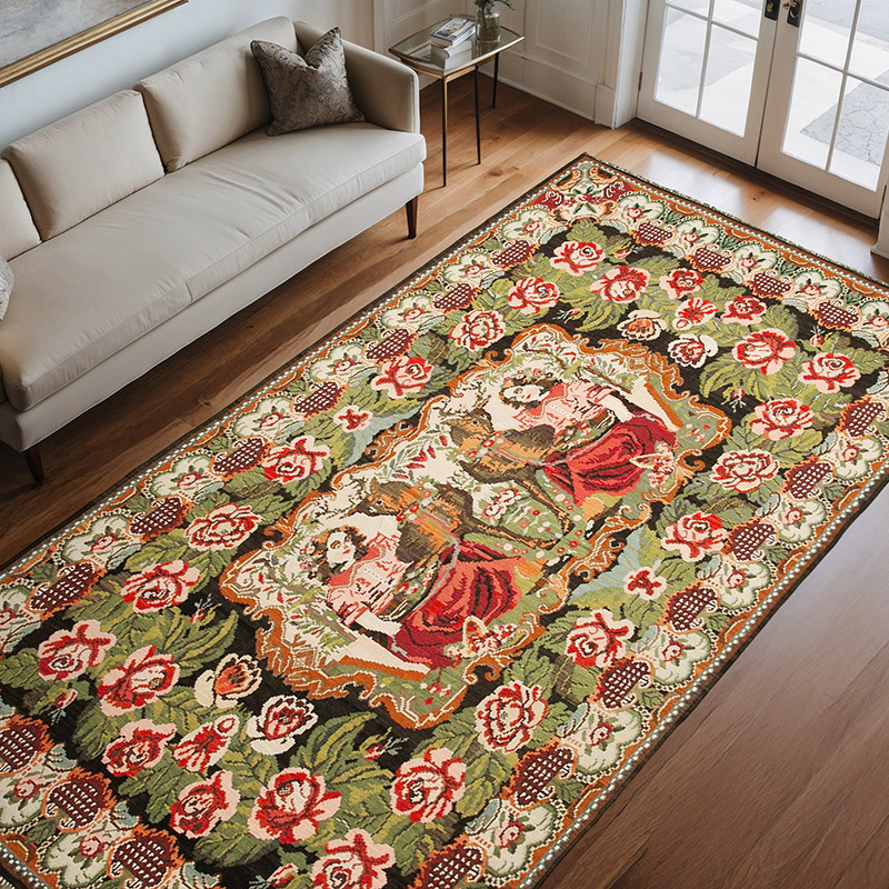 Alfombra Vintage Moldovan Kilim - 193 cm x 340 cm - K0039086